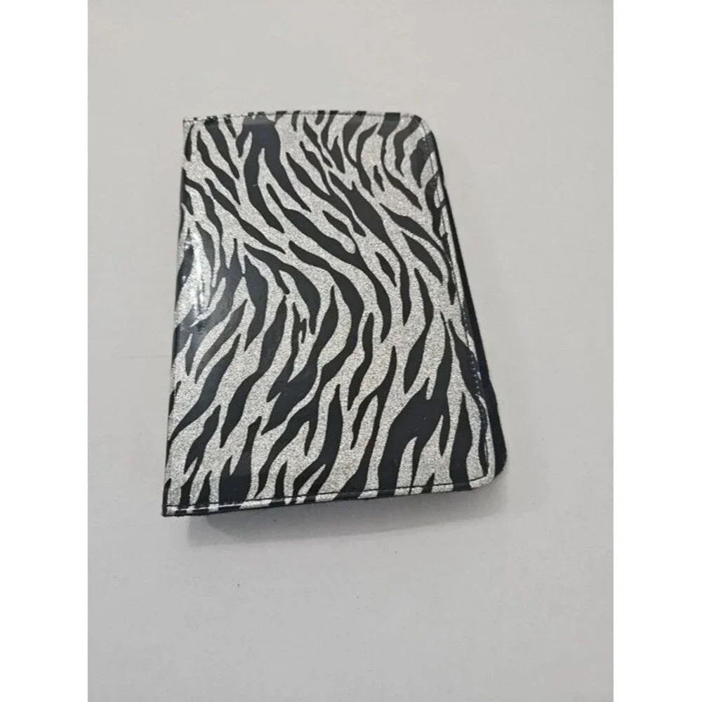 Zebra Print Folio Tablet Case 5.5 X 8.25
